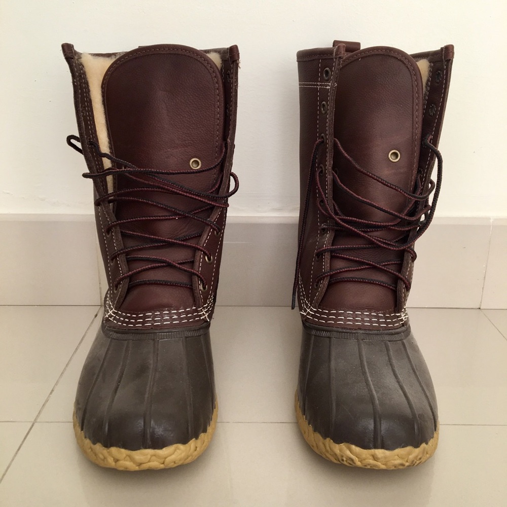 LL Bean Women’s Shearling Lined Boots, 10 Inch